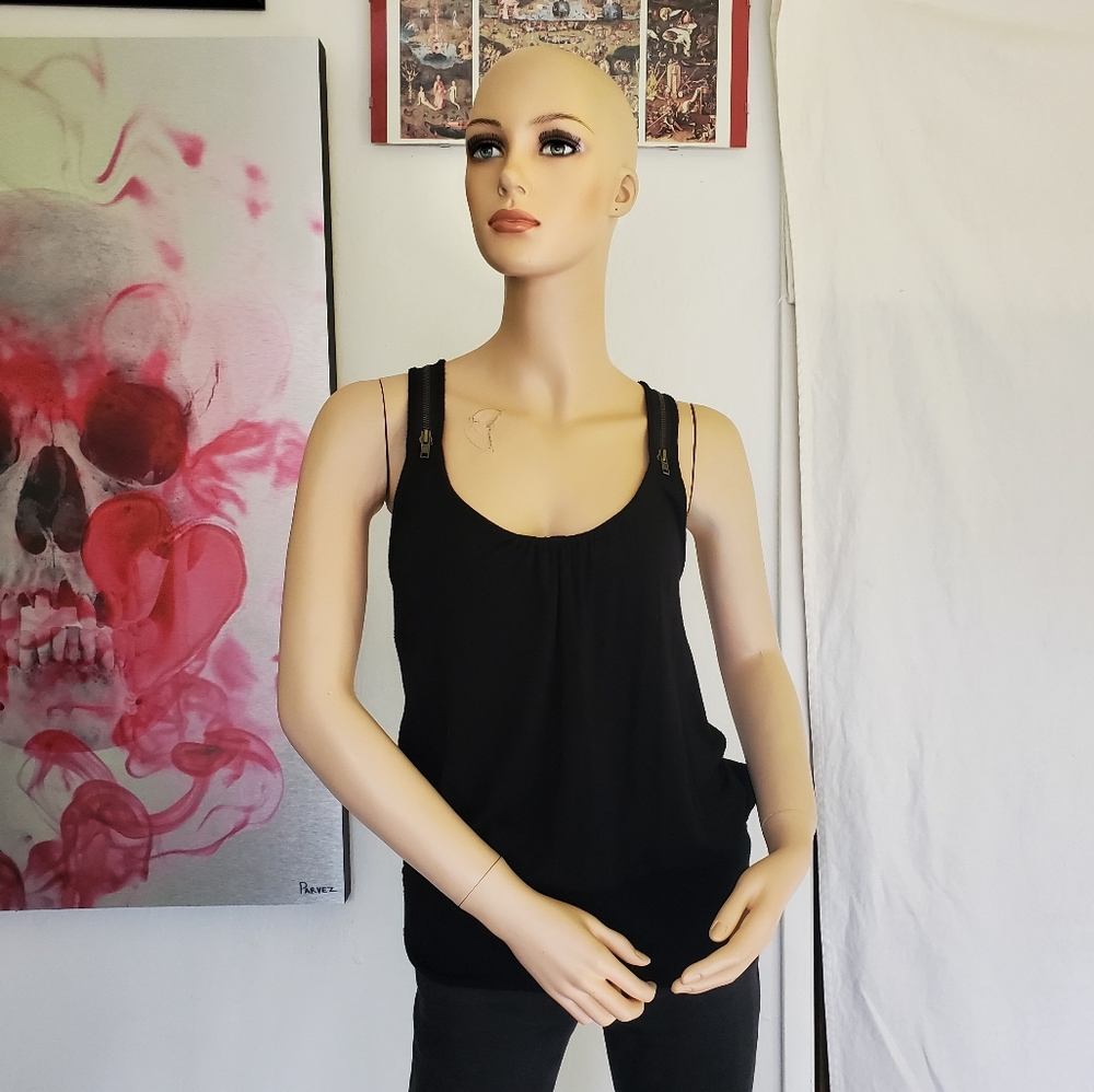 Forever 21 Tank with Zipper Detail
